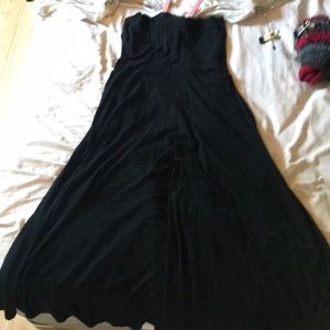 Black long skirt